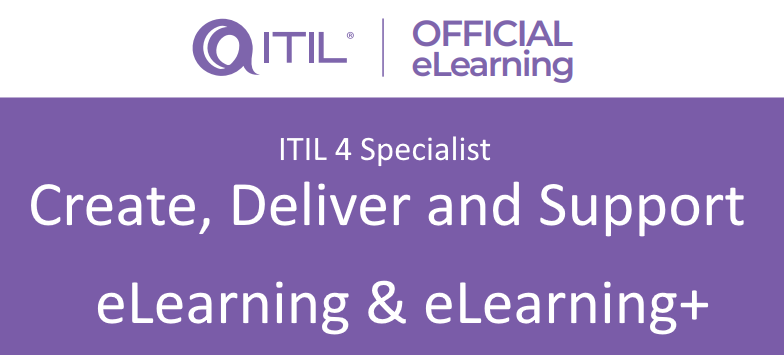 ITIL® 4 Specialist Create, Deliver and Support eLearning with exam